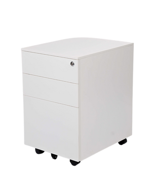 Mobile pedestal drawer unit with lock for office storage and organisation