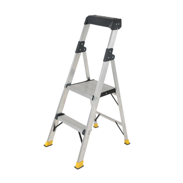 Aluminium step ladder for safe access and maintenance tasks