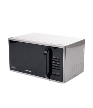 Samsung solo microwave oven with control panel for everyday kitchen use