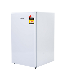 Single door bar fridge in white for compact kitchen or office use
