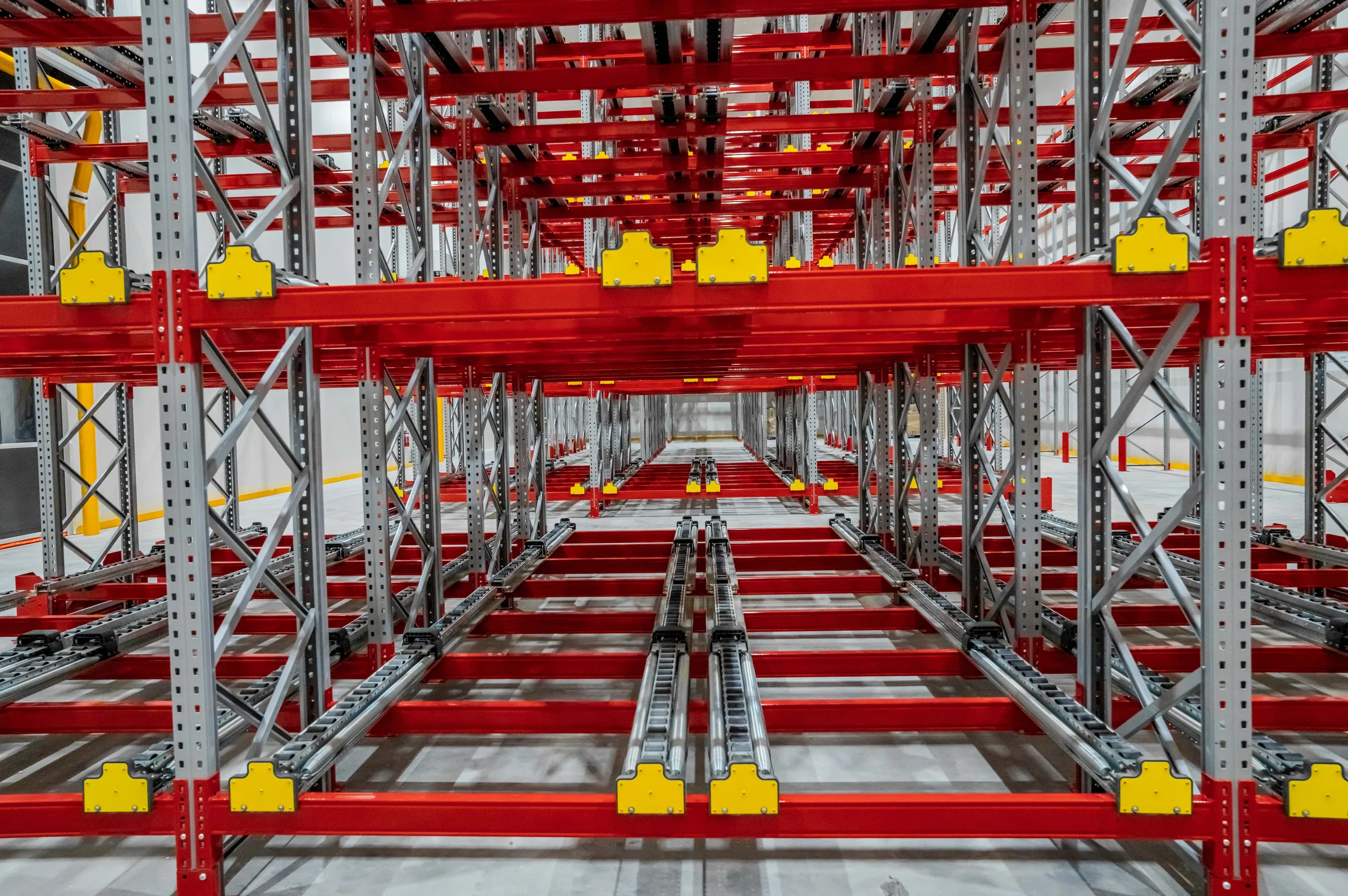 Hasfarm high-density pallet racking installation