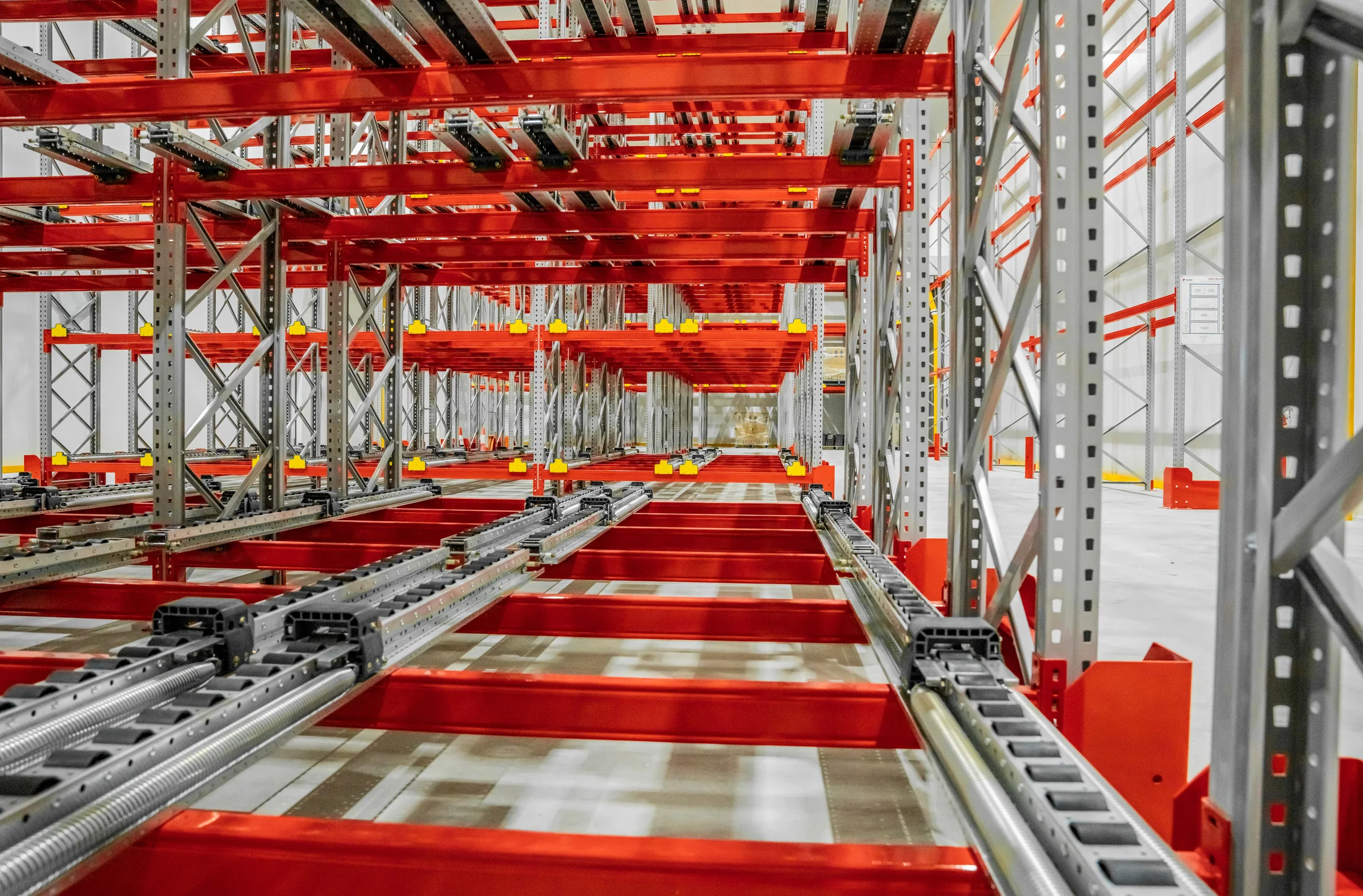 Hasfarm warehouse racking installation detail