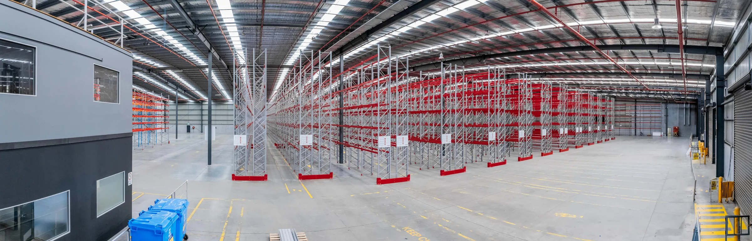 Omni Group pallet racking installation in Epping