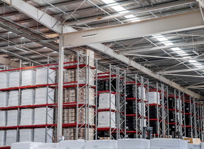 EC Carpets warehouse brief image