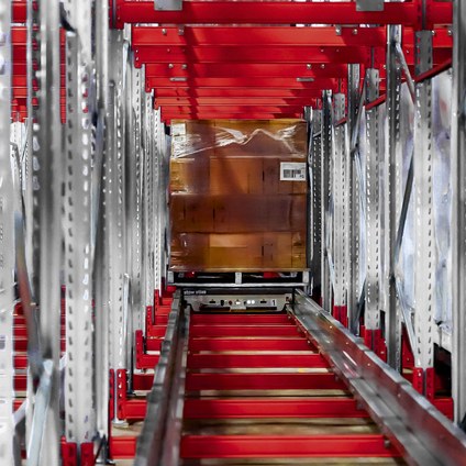 Pernod Ricard shuttle racking installation overview