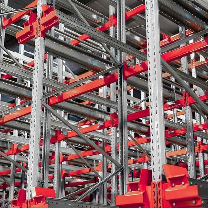 Pernod Ricard warehouse pallet storage detail