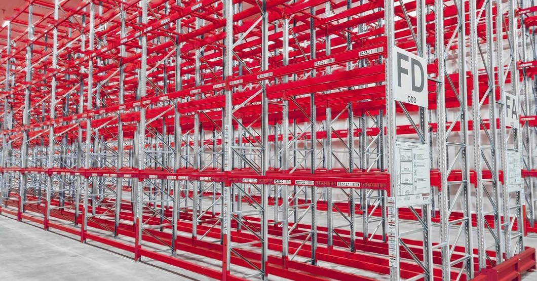 Conga Foods warehouse storage solution by Bowen