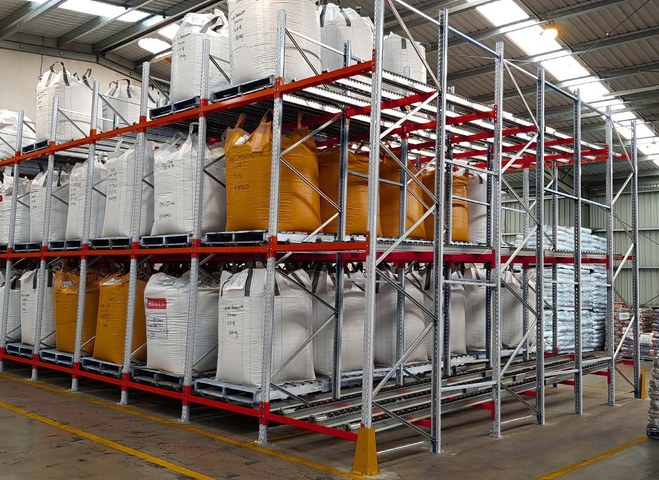 Ridley Agriproducts warehouse racking overview
