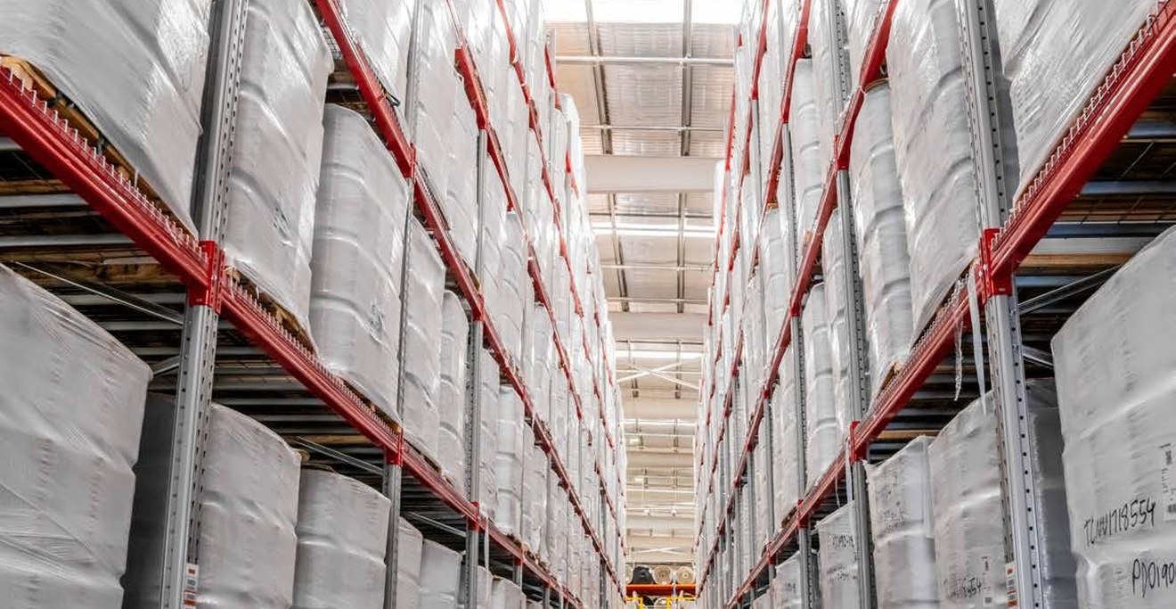 EC Carpets warehouse slide 1