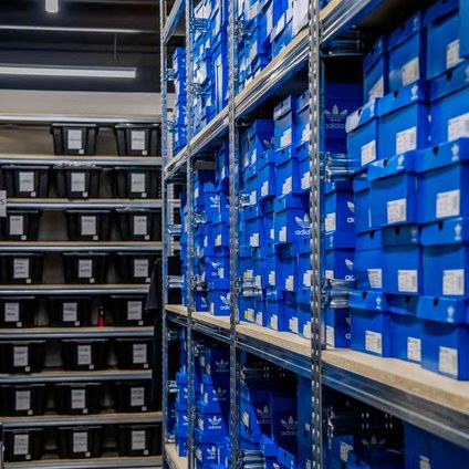 Adidas stockroom overview