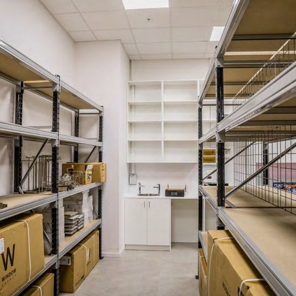 Michael Kors stockroom overview