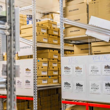Salomon stockroom overview