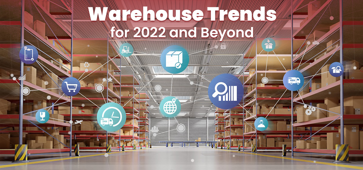 business concept of warehouse trends through distribution channels